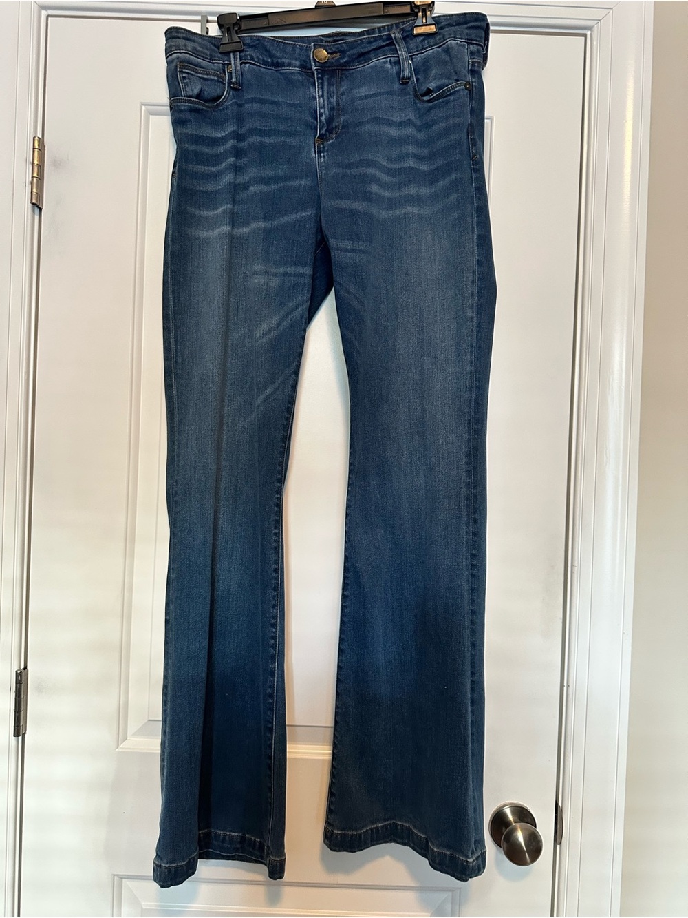 Kut from the Kloth Dark Blue “Chrissy” Flare Jeans